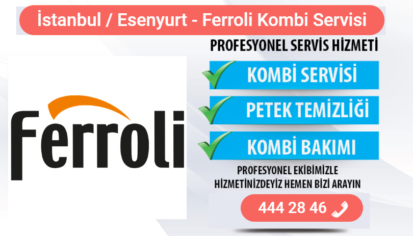 esenyurt ferroli kombi bakımı