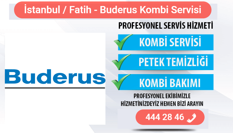 fatih buderus kombi bakımı