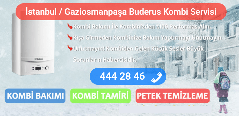 gaziosmanpaşa buderus kombi tamiri