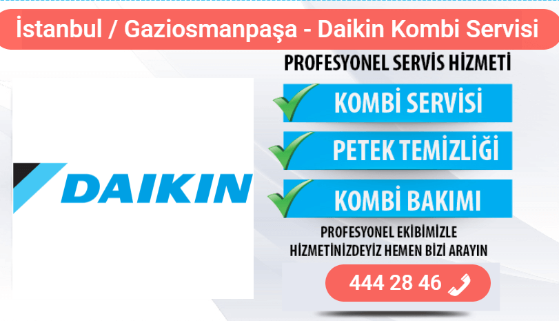 gaziosmanpaşa daikin kombi bakımı