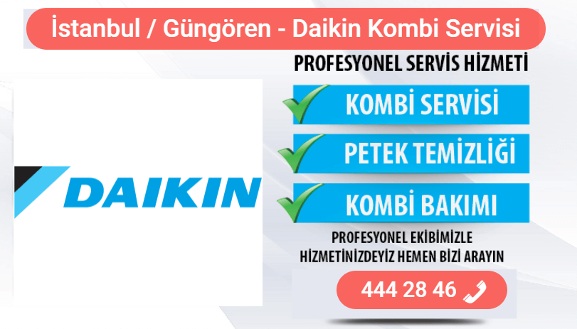 güngören daikin kombi bakımı