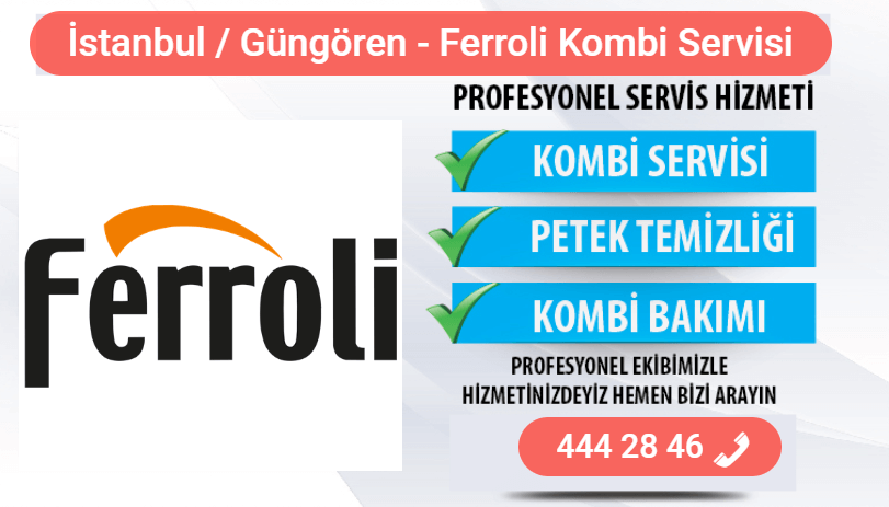 güngören ferroli kombi bakımı